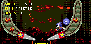 Eggman randomly throws out these flashing blue bombs across the arena. They don't hurt you but they tend to alter your course if you collide with them.